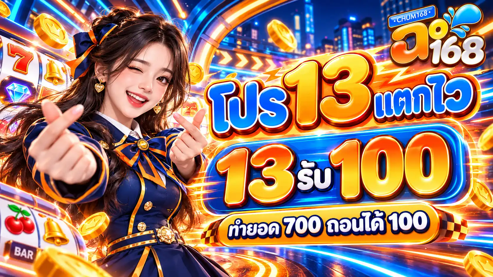 ฉ่ำ168 เว็บตรงสาดโบนัสฉ่ำ บวกแตกจ่ายเต็ม เปิดฝาก-ถอน 24 ชั่วโมง